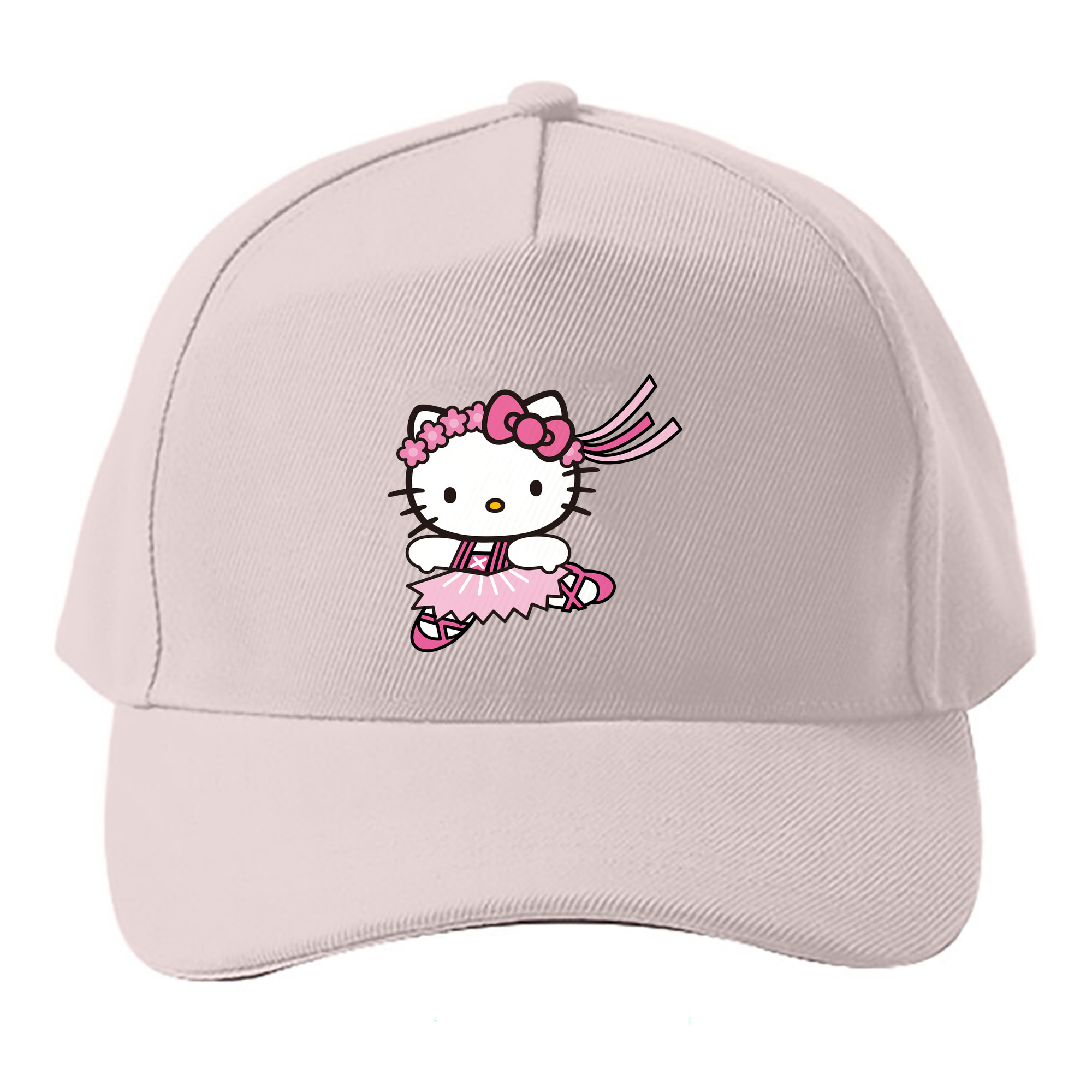 （画像用） Hello Kitty ハローキティ ベースボールキャップ 綿100％ 男女兼用 帽子 スポーツ